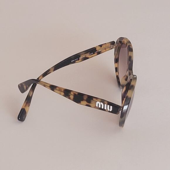 MIU MIU SMU 01U 7SO-QZ9 53x19x140 Oval sunglasses with case - Picture 5 of 11